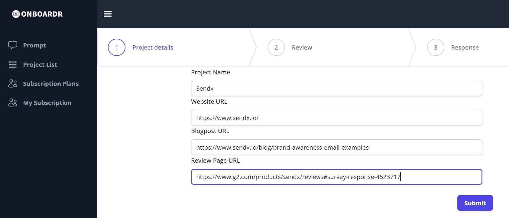 Onboardr case study