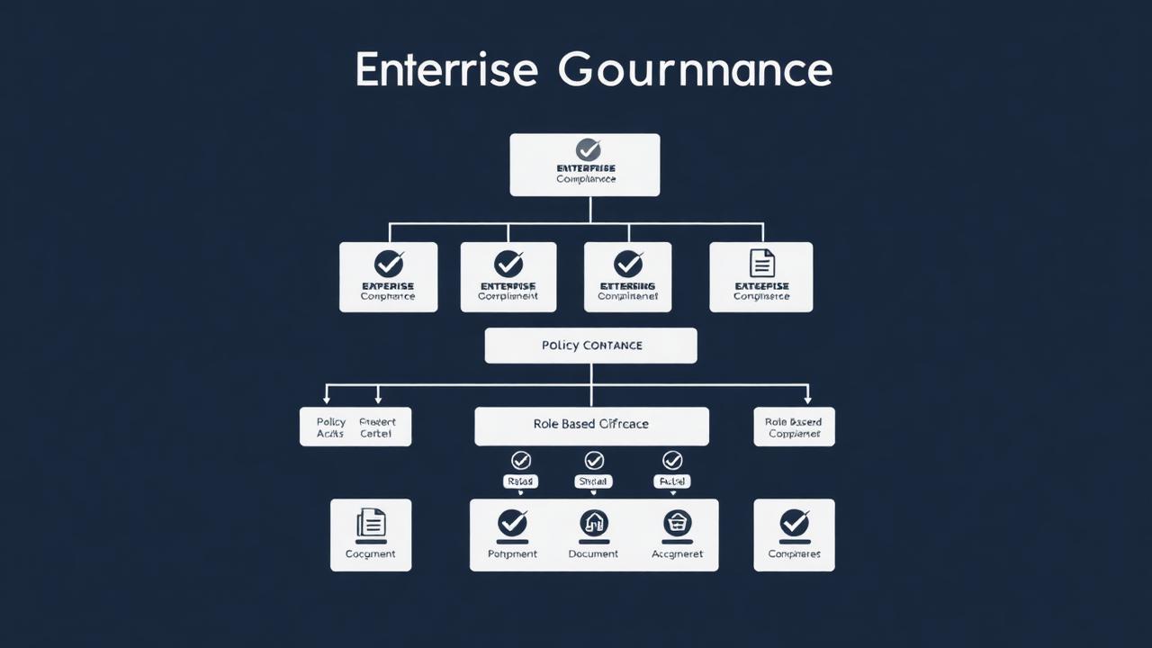 Enterprise governance framework visualization