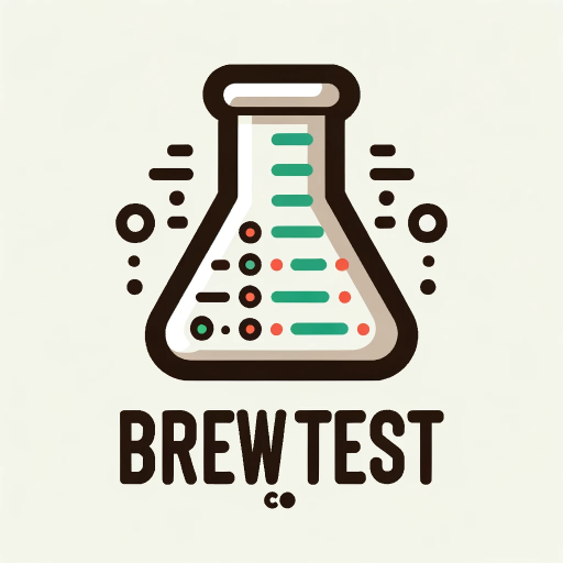 DALL·E 2023-10-18 21.14.25 – Vector logo design of a beaker fused with a code editor window. Lines of code are visible inside, with some lines highlighted in green (passed tests)