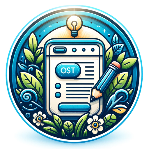 DALL·E 2023-11-18 10.45.06 – Beautiful Circle app icon for Create Landing Page, representing a tool for crafting perfect landing page copy. The design features a stylized web page