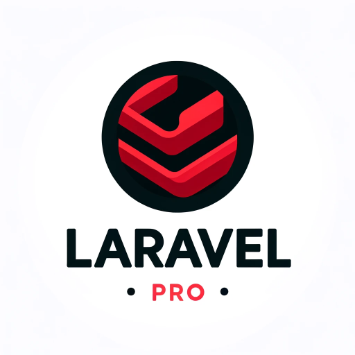 DALL·E 2023-11-10 21.15.49 – Design a logo for ‘LARAVEL PRO’. The logo should be sleek and modern, predominantly featuring red and black colors. It must include the word ‘LARAVEL’