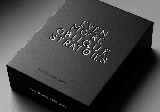Even More Oblique Strategies