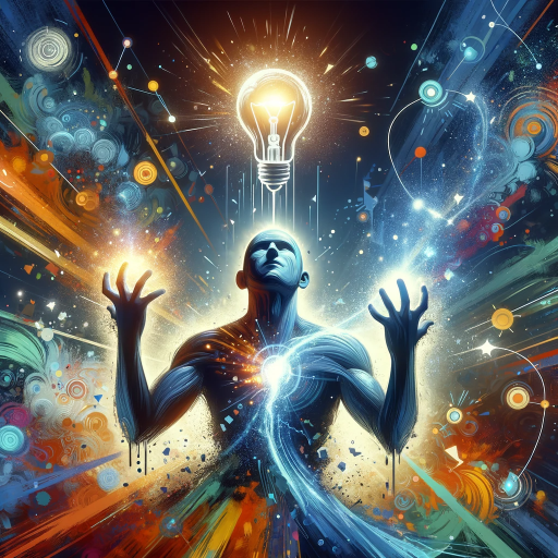 DALL·E 2024-01-11 17.18.41 – An illustrated concept for ‘Brainstorming – Unleashes creative thinking and generates a large volume of ideas, promoting an open and innovative enviro