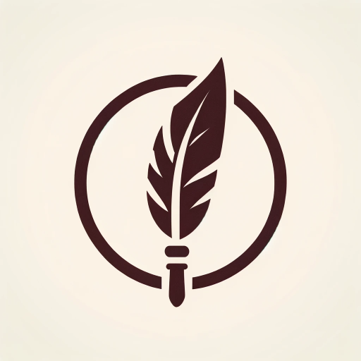 DALL·E 2024-01-19 02.34.19 – Create a simplified, old-fashioned icon for the ‘Write Like Me’ GPT. The icon should feature a single, elegantly designed quill, embodying the essence